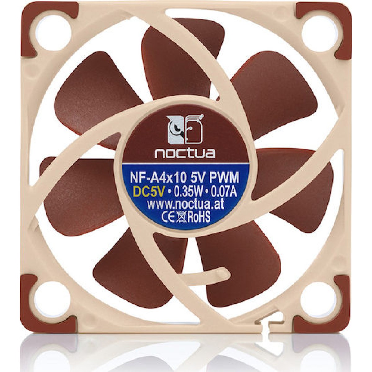 Noctua NF-A4X10 FLX Case Fan 40mm με Σύνδεση 3-Pin Καφέ