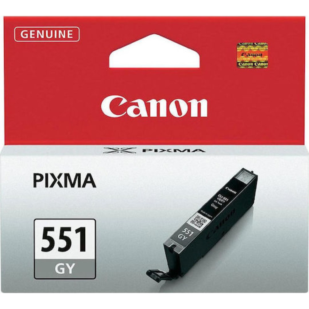 Canon CLI-551 Γνήσιο Μελάνι Εκτυπωτή InkJet Γκρι (6512B001)