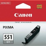 Canon CLI-551 Γνήσιο Μελάνι Εκτυπωτή InkJet Γκρι (6512B001)