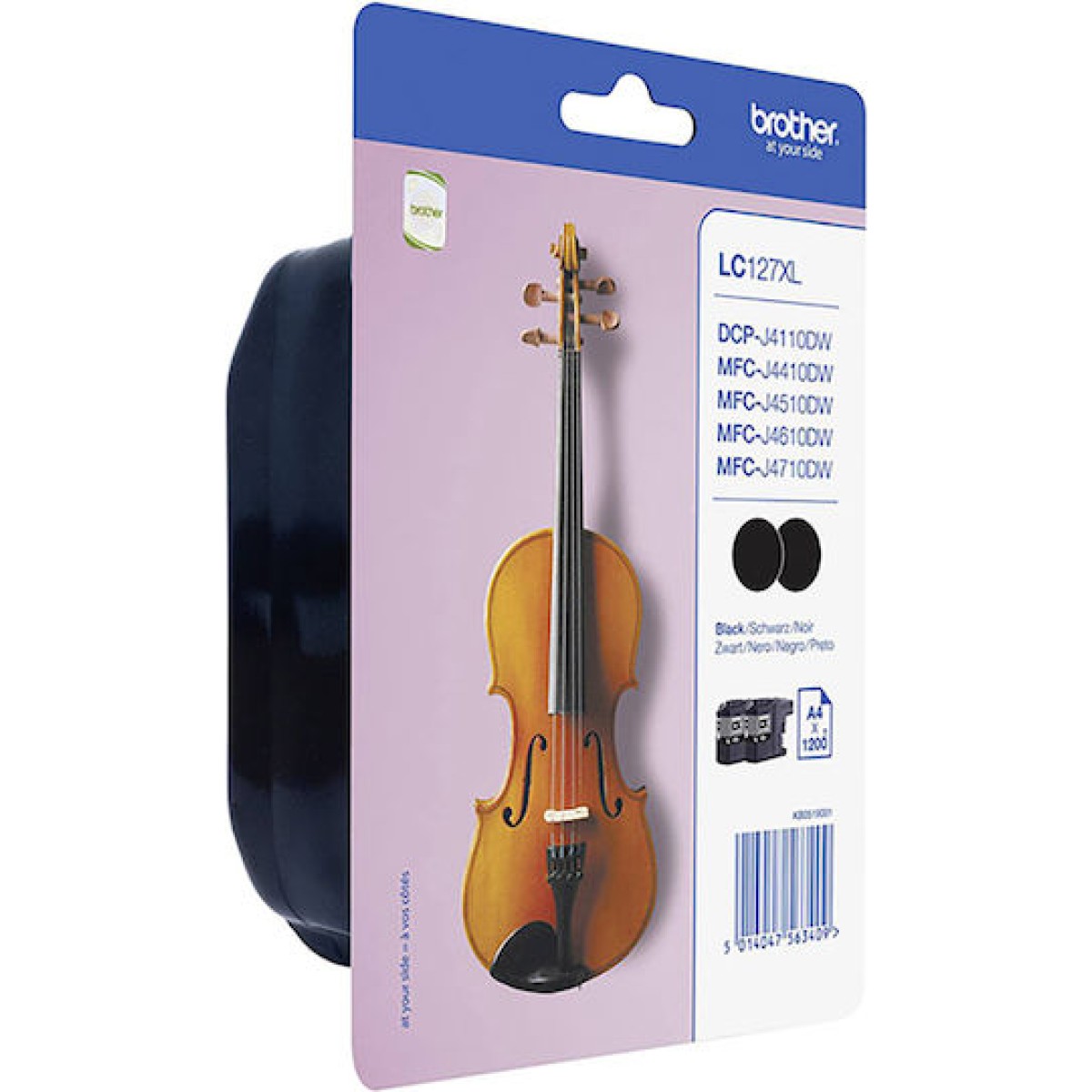 Brother LC127XL Γνήσιο Μελάνι Εκτυπωτή InkJet Μαύρο (LC-127XLBK)