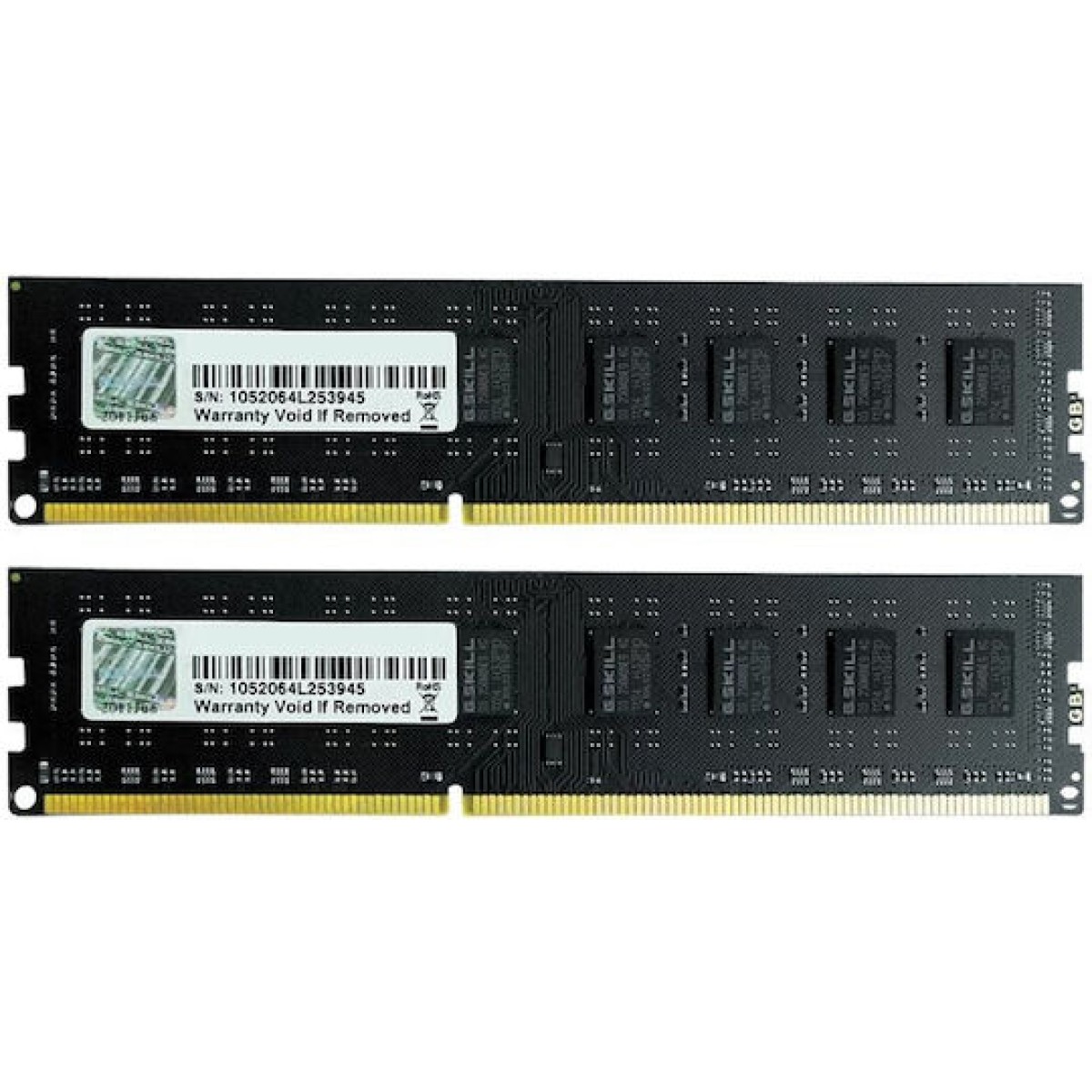 G.Skill Value DDR3 8GB RAM με 2x4GB Modules και Ταχύτητα 1333 για Desktop
