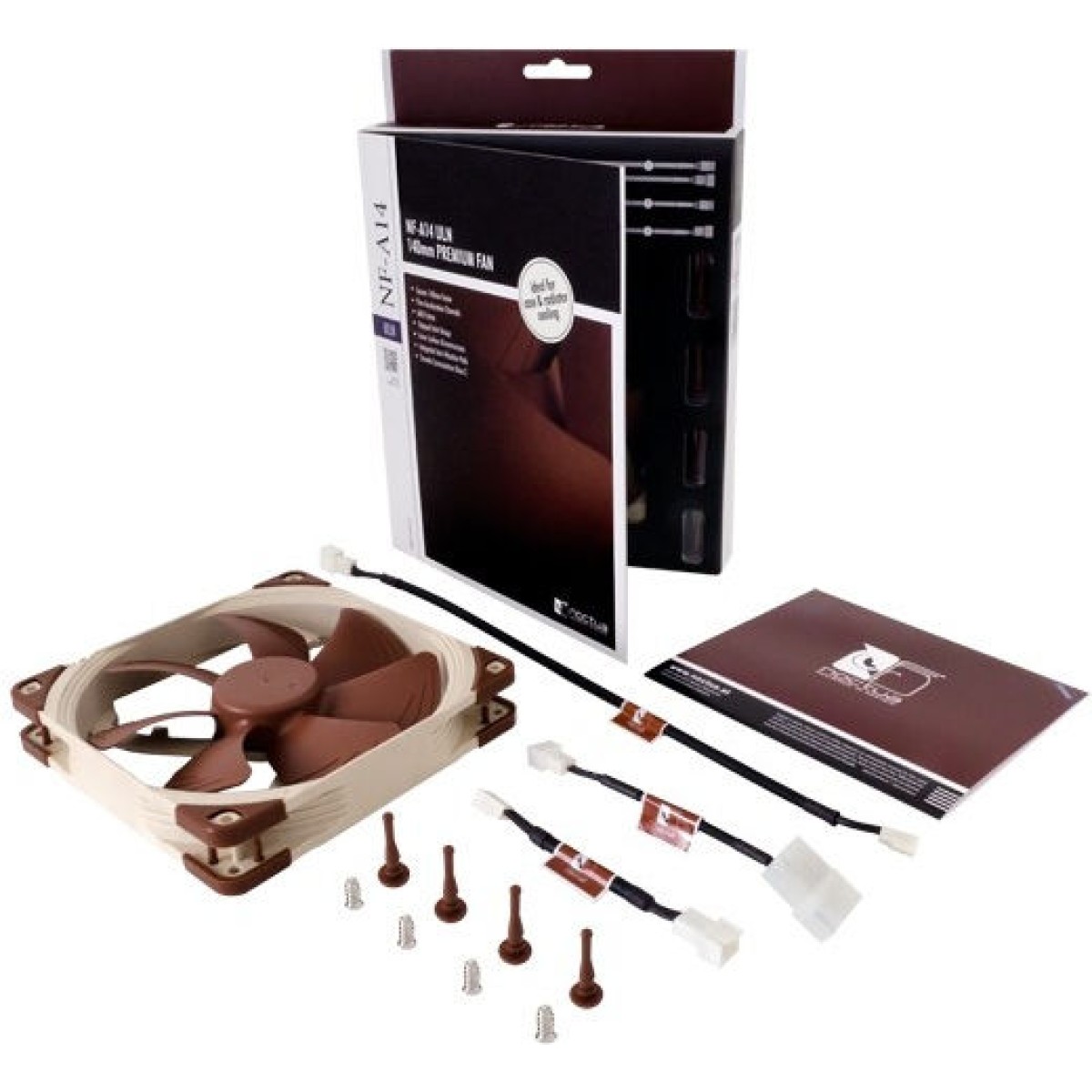 Noctua NF-A14 ULN Case Fan 140mm με Σύνδεση 4-Pin Molex / 3-Pin Καφέ