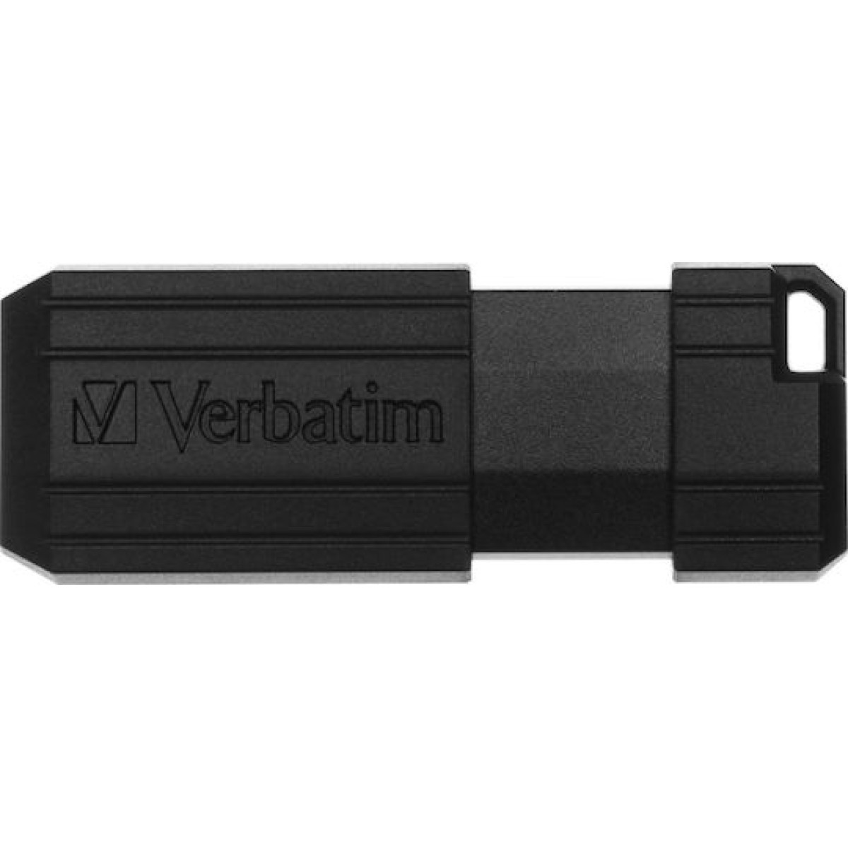 Verbatim PinStripe 64GB USB 2.0 Stick Μαύρο