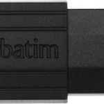 Verbatim PinStripe 64GB USB 2.0 Stick Μαύρο