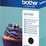 Brother LC123 Γνήσιο Μελάνι Εκτυπωτή InkJet Μαύρο (LC-123BK)