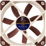 Noctua NF-S12A FLX Case Fan 120mm με Σύνδεση 4-Pin Molex / 3-Pin Καφέ