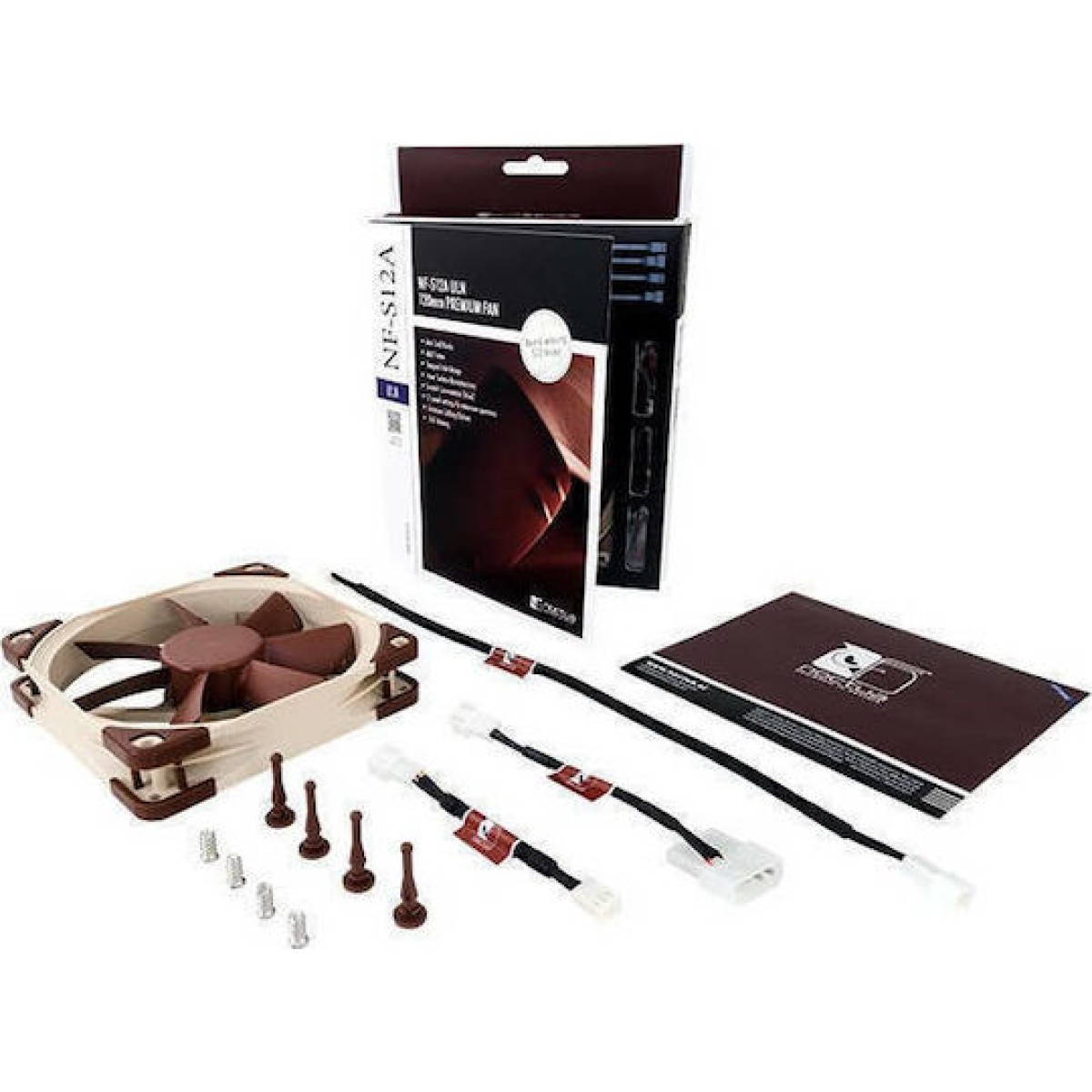 Noctua NF-S12A ULN Case Fan 120mm με Σύνδεση 4-Pin Molex / 3-Pin Καφέ