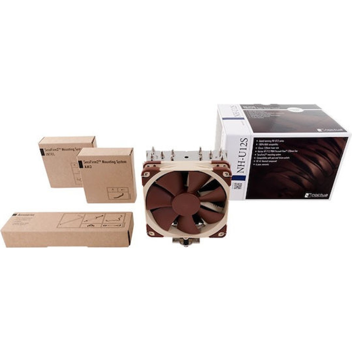 Noctua NH-U12S Ψύκτρα Επεξεργαστή για Socket 115x/AM3/AM3+ Καφέ