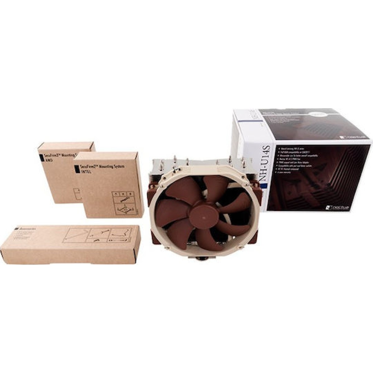 Noctua NH-U14S Ψύκτρα Επεξεργαστή για Socket 115x/AM3/AM3+ Καφέ