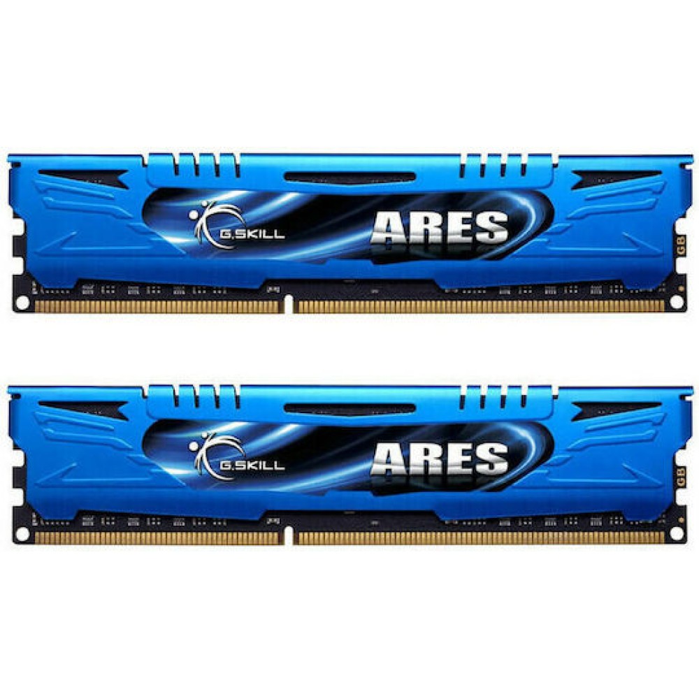 G.Skill Ares DDR3 8GB RAM με 2x4GB Modules και Ταχύτητα 2400 για Desktop