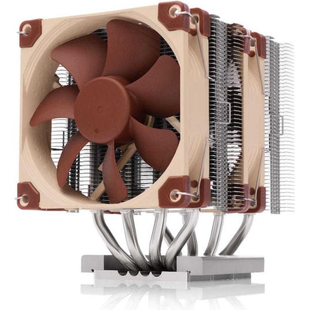 Noctua NH-D9 TR5-SP6 4U Ψύκτρα Επεξεργαστή Διπλού Ανεμιστήρα για Socket SP6/TR5 Καφέ