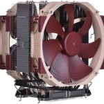 Noctua NH-D9 TR5-SP6 4U Ψύκτρα Επεξεργαστή Διπλού Ανεμιστήρα για Socket SP6/TR5 Καφέ