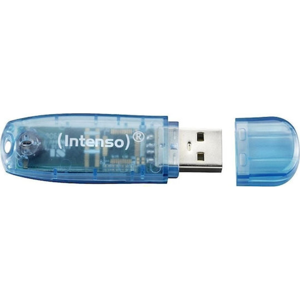 Intenso Rainbow Line 4GB USB 2.0 Stick Μπλε