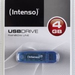 Intenso Rainbow Line 4GB USB 2.0 Stick Μπλε