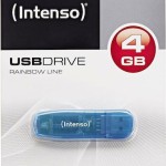 Intenso Rainbow Line 4GB USB 2.0 Stick Μπλε
