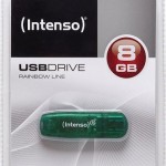 Intenso Rainbow Line 8GB USB 2.0 Stick Πράσινο