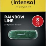 Intenso Rainbow Line 8GB USB 2.0 Stick Πράσινο