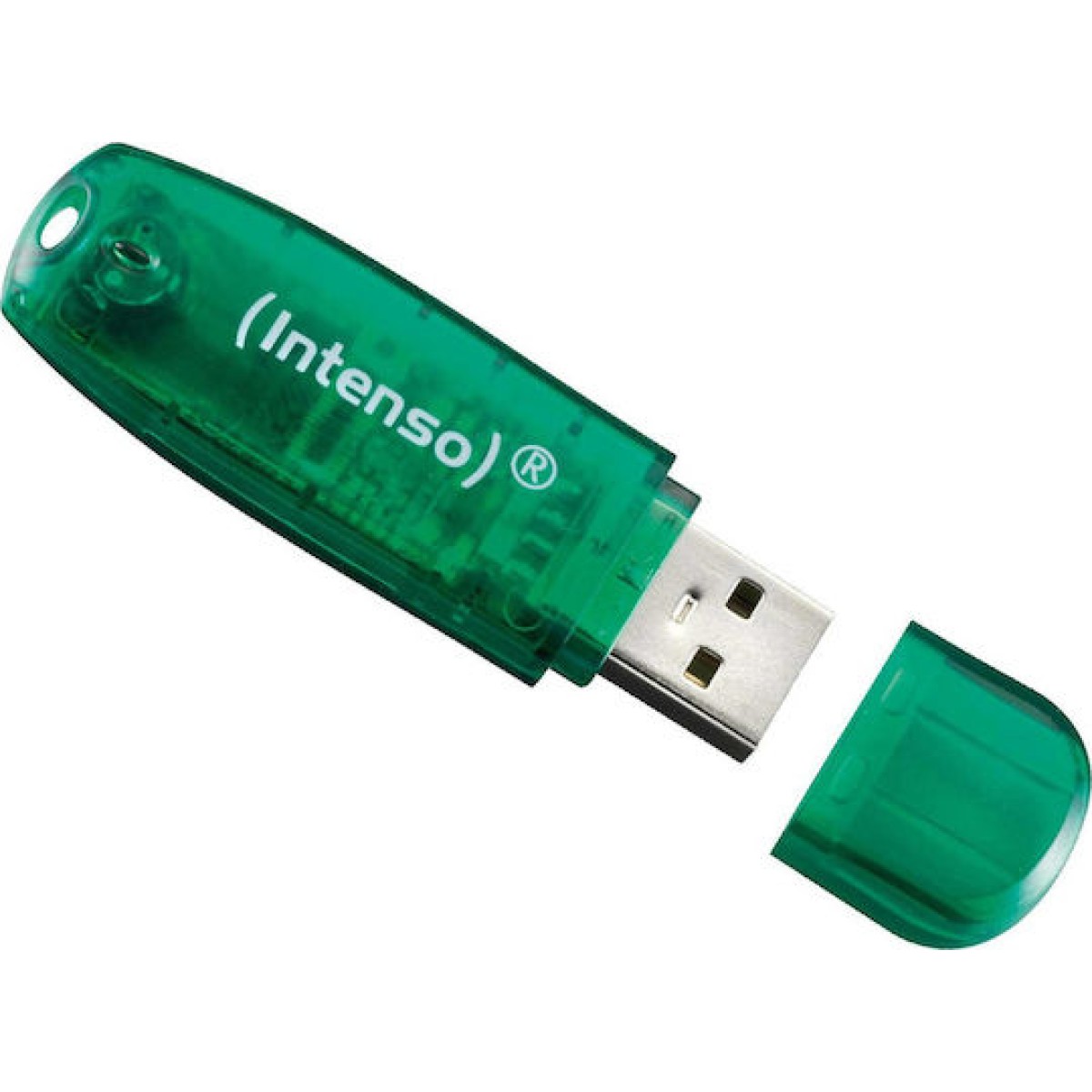 Intenso Rainbow Line 8GB USB 2.0 Stick Πράσινο