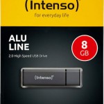 Intenso Alu Line 8GB USB 2.0 Stick Γκρι