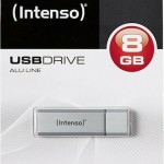 Intenso Alu Line 8GB USB 2.0 Stick Ασημί