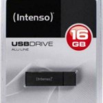 Intenso Alu Line 16GB USB 2.0 Stick Γκρι