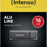 Intenso Alu Line 16GB USB 2.0 Stick Γκρι