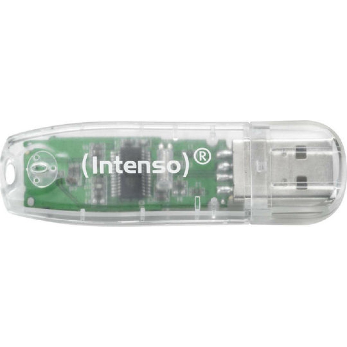 Intenso Rainbow Line 32GB USB 2.0 Stick Γκρι