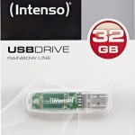 Intenso Rainbow Line 32GB USB 2.0 Stick Γκρι