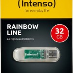Intenso Rainbow Line 32GB USB 2.0 Stick Γκρι