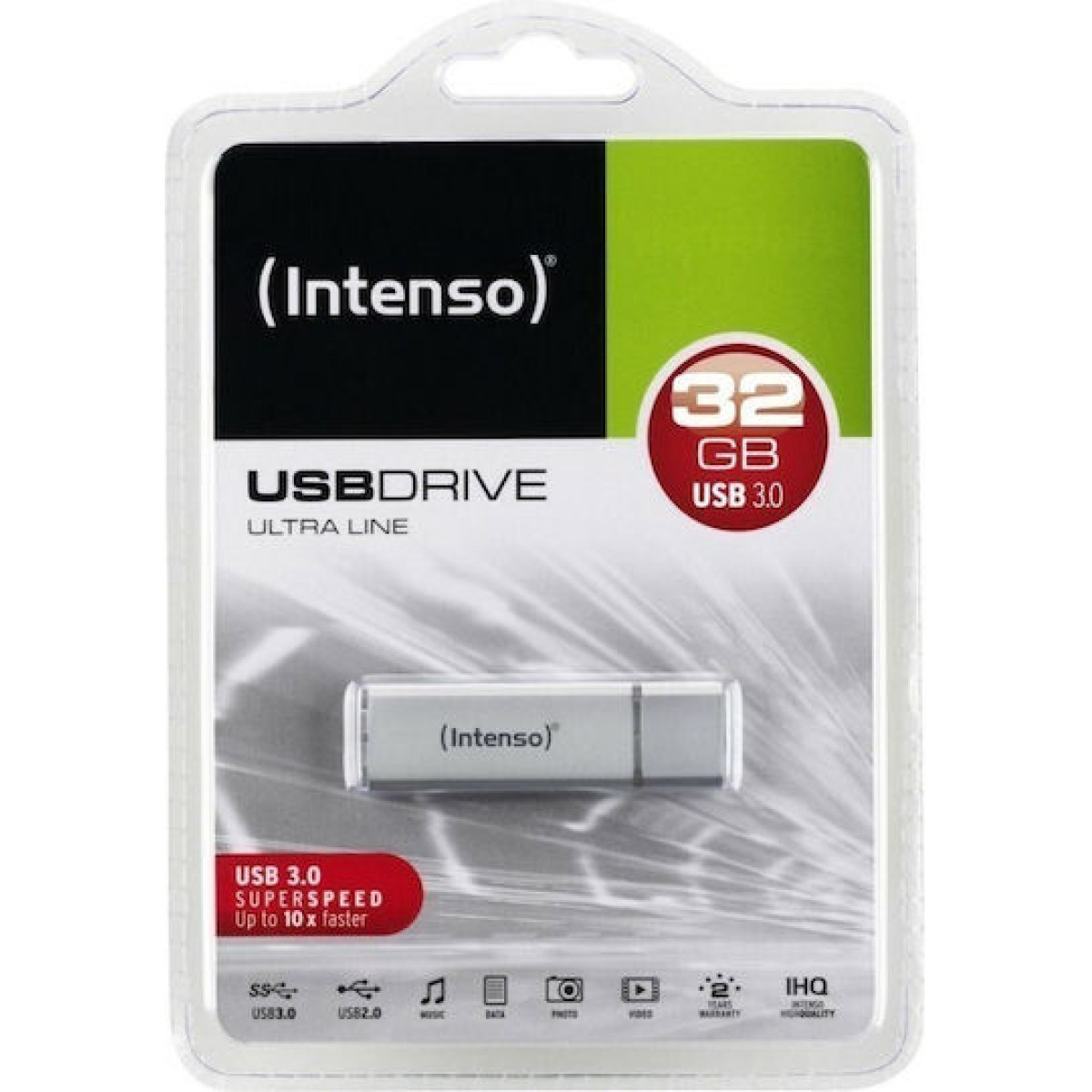 Intenso Ultra Line 32GB USB 3.0 Stick Γκρι