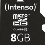 Intenso microSDHC 8GB Class 10 High Speed με αντάπτορα