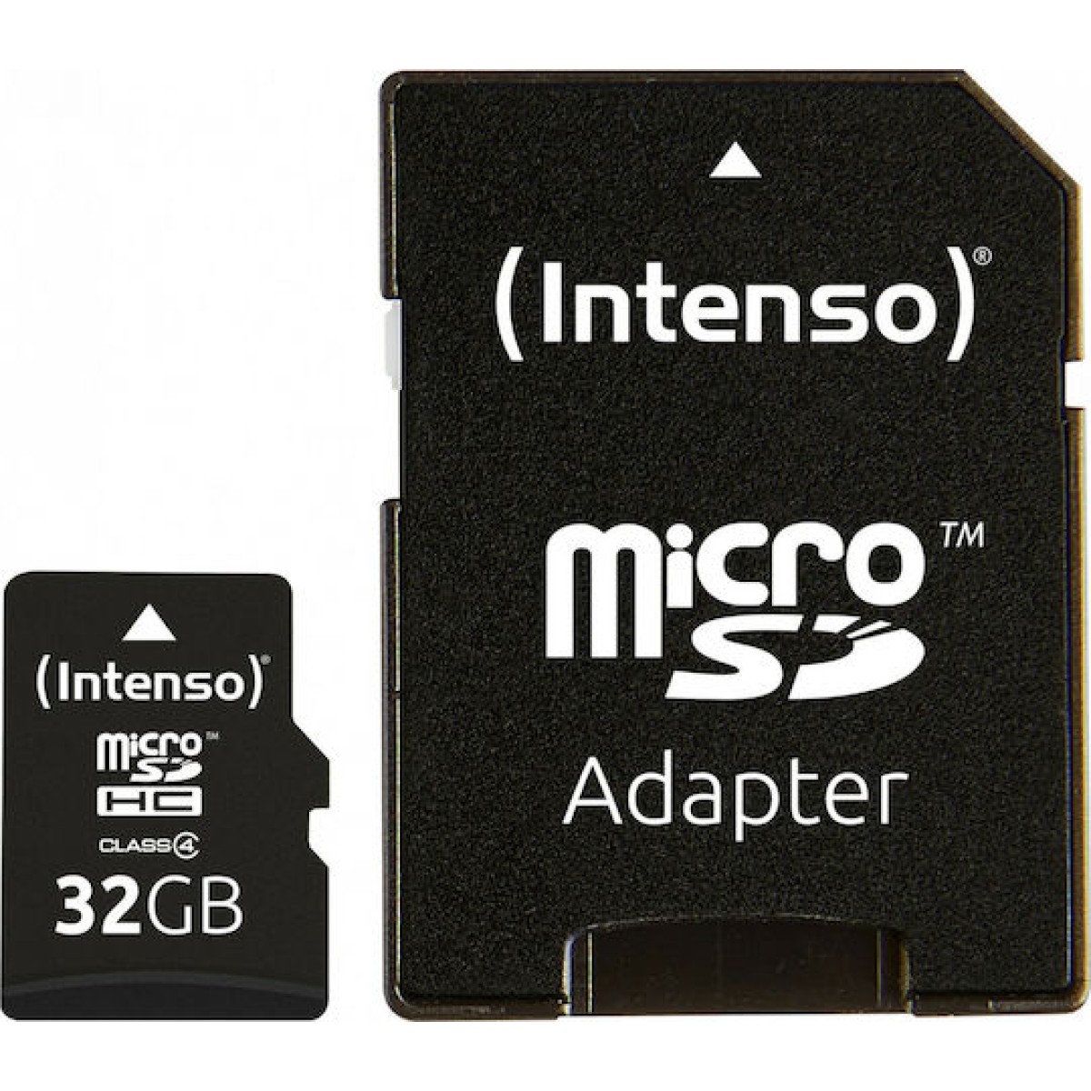 Intenso microSDHC 32GB Class 4 Default Speed με αντάπτορα