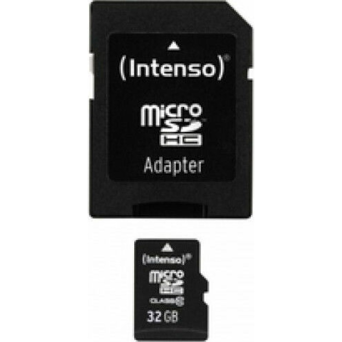 Intenso microSDHC 32GB Class 4 Default Speed με αντάπτορα