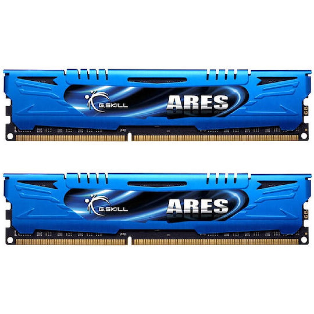 G.Skill Ares DDR3 16GB RAM με 2x8GB Modules και Ταχύτητα 2400 για Desktop