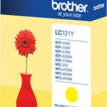 Brother LC121 Γνήσιο Μελάνι Εκτυπωτή InkJet Κίτρινο (LC-121Y)