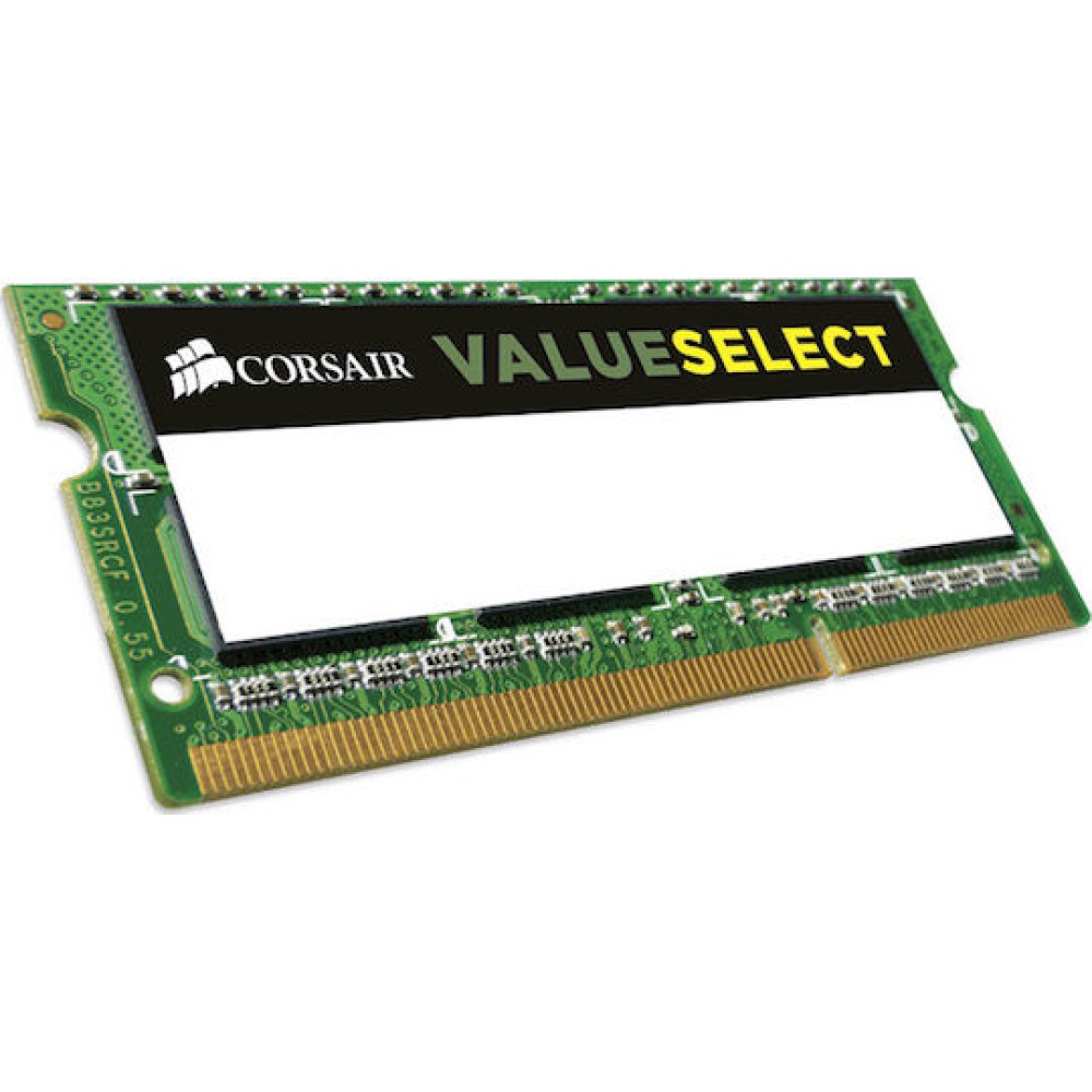 Corsair Value Select DDR3 με Module 1x8GB και Ταχύτητα 1333 για Laptop