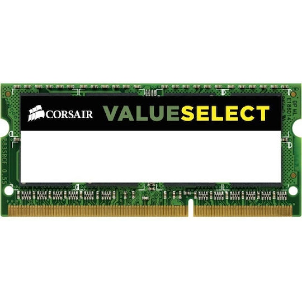 Corsair Value Select DDR3 με Module 1x8GB και Ταχύτητα 1333 για Laptop