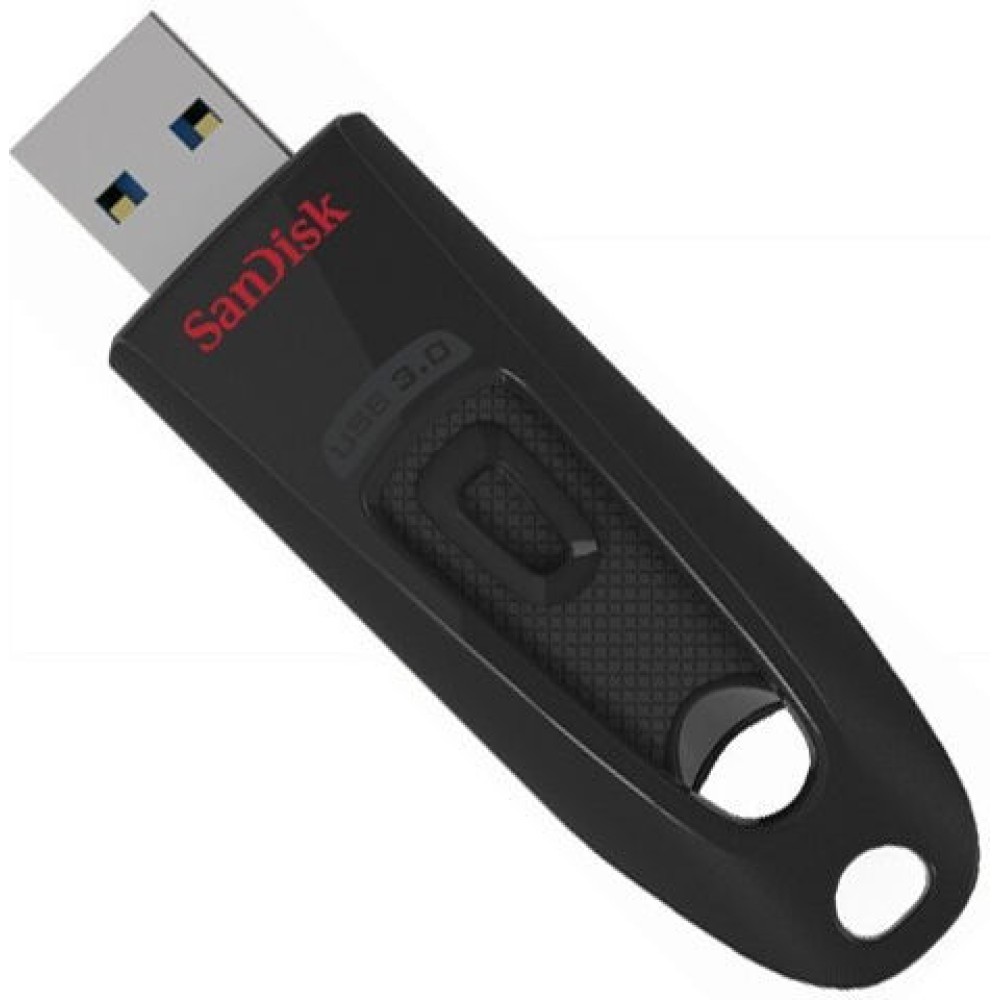 Sandisk Ultra 64GB USB 3.0 Stick Μαύρο