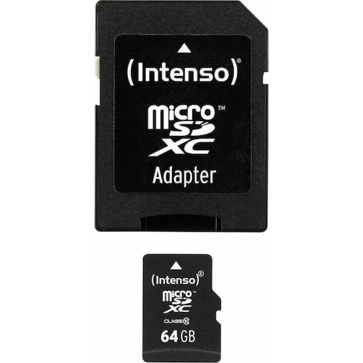 Intenso microSDXC 64GB Class 10 High Speed με αντάπτορα