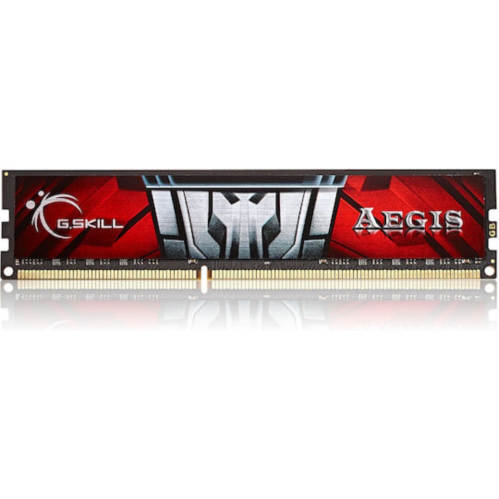 G.Skill Aegis DDR3 με Module 1x4GB και Ταχύτητα 1600 για Desktop