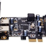 Silverstone PCIe σε 2 εξωτερικές και 1 εσωτερική θύρα USB 3.0