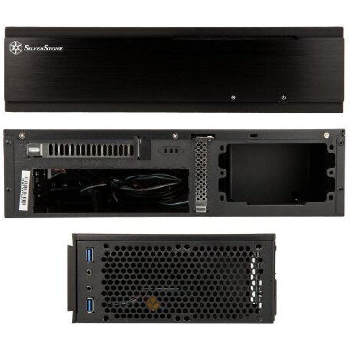 Silverstone Milo ML06 Home Theater Κουτί Υπολογιστή Μαύρο