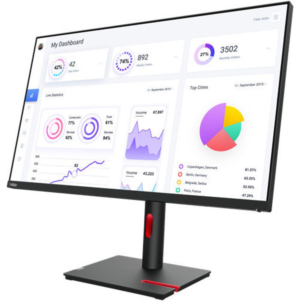 Lenovo ThinkVision T32p-30 IPS Monitor 31.5