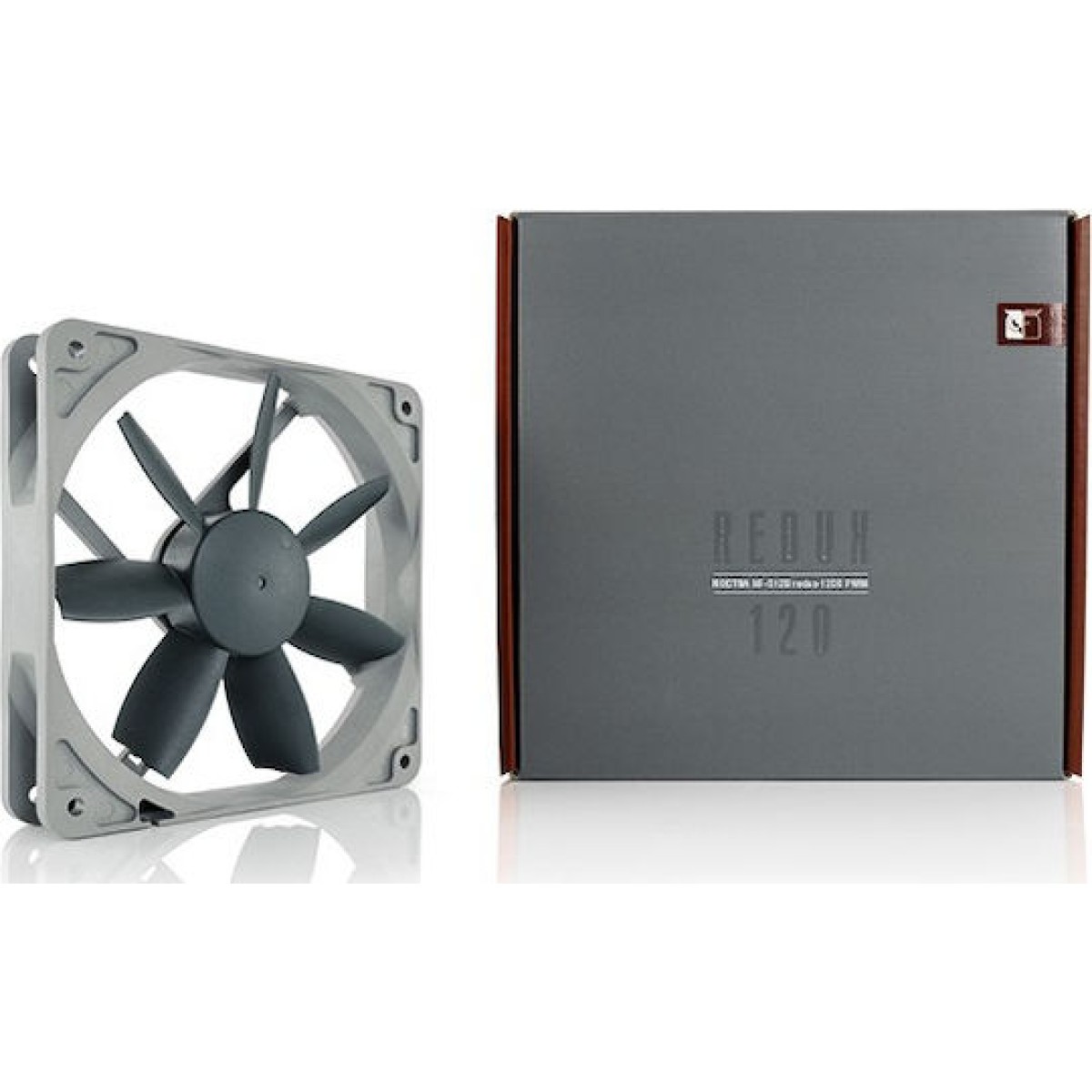 Noctua NF-S12B redux-1200 Case Fan με Σύνδεση 3-Pin Γκρι