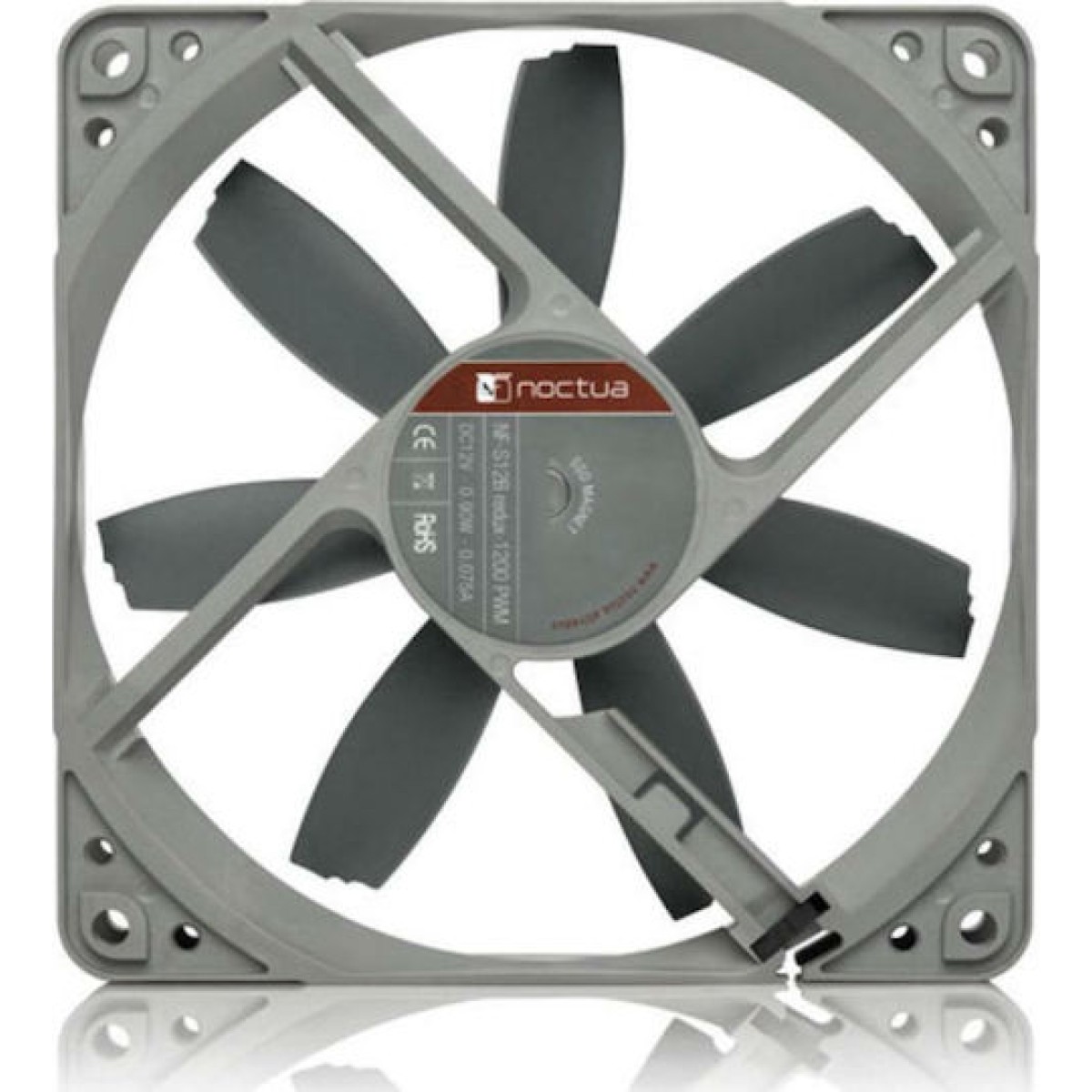 Noctua NF-S12B redux-1200 Case Fan με Σύνδεση 4-Pin PWM Γκρι