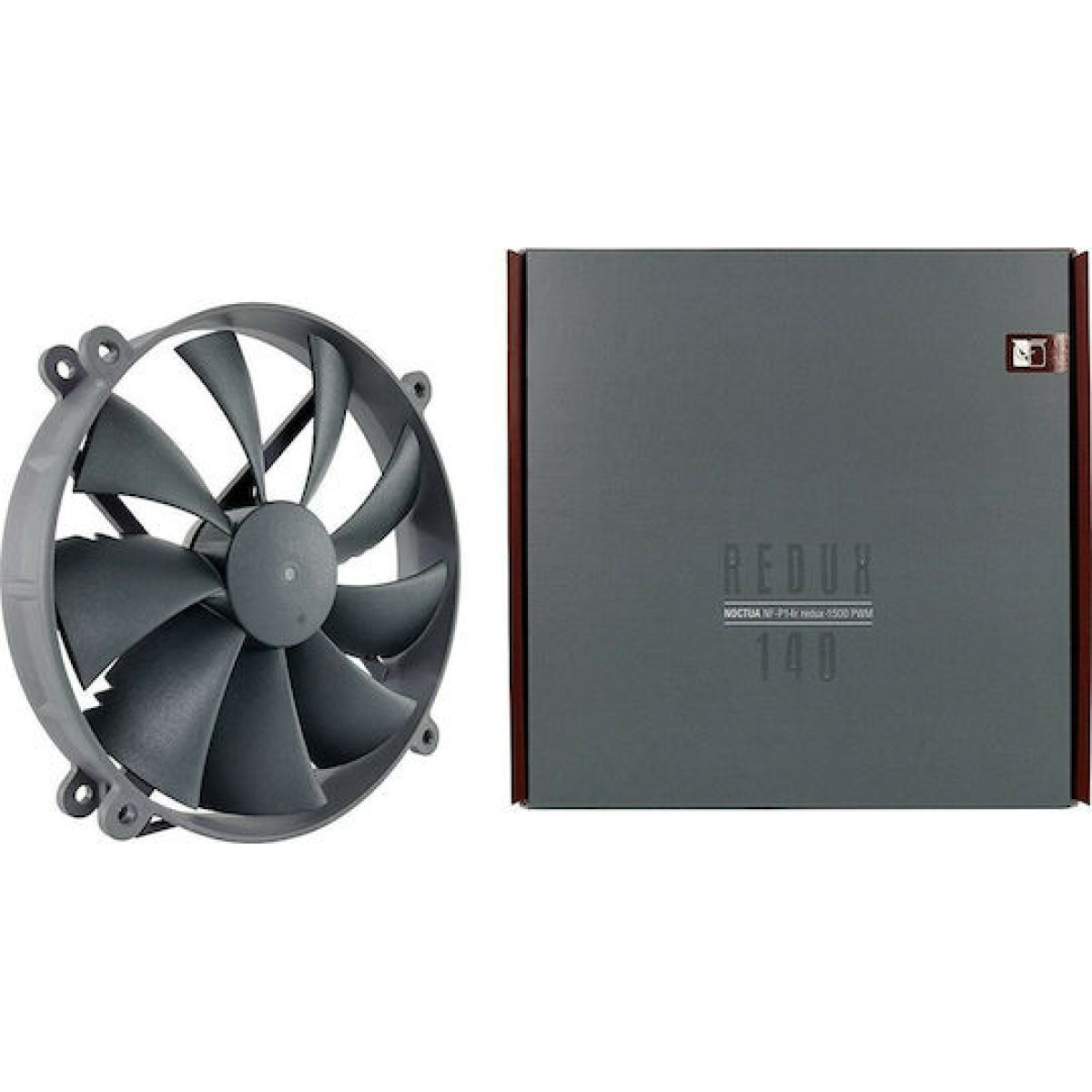 Noctua NF-P14r redux-1500 Case Fan 140mm με Σύνδεση 4-Pin PWM Γκρι