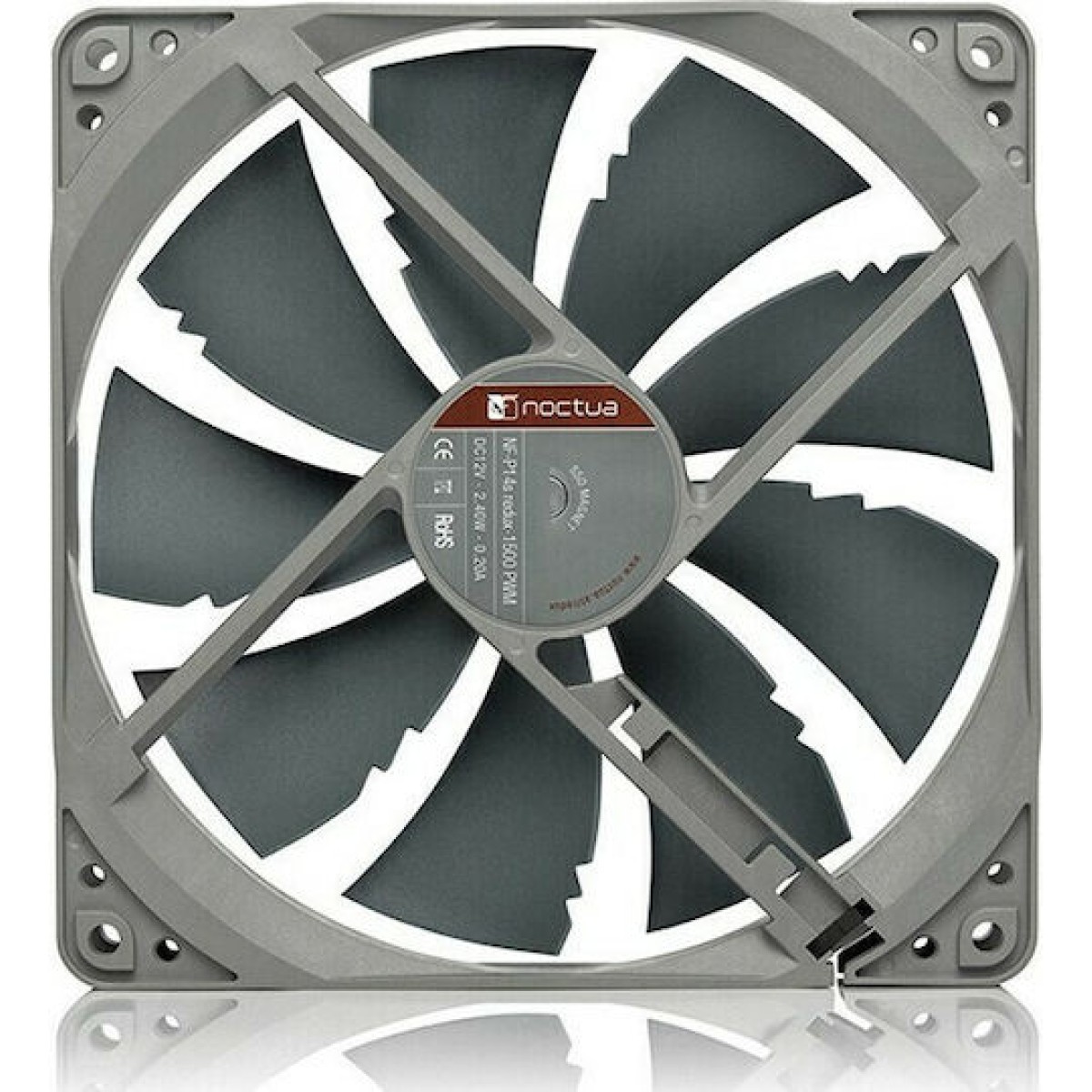 Noctua NF-P14s redux-900 Case Fan 140mm με Σύνδεση 3-Pin Γκρι