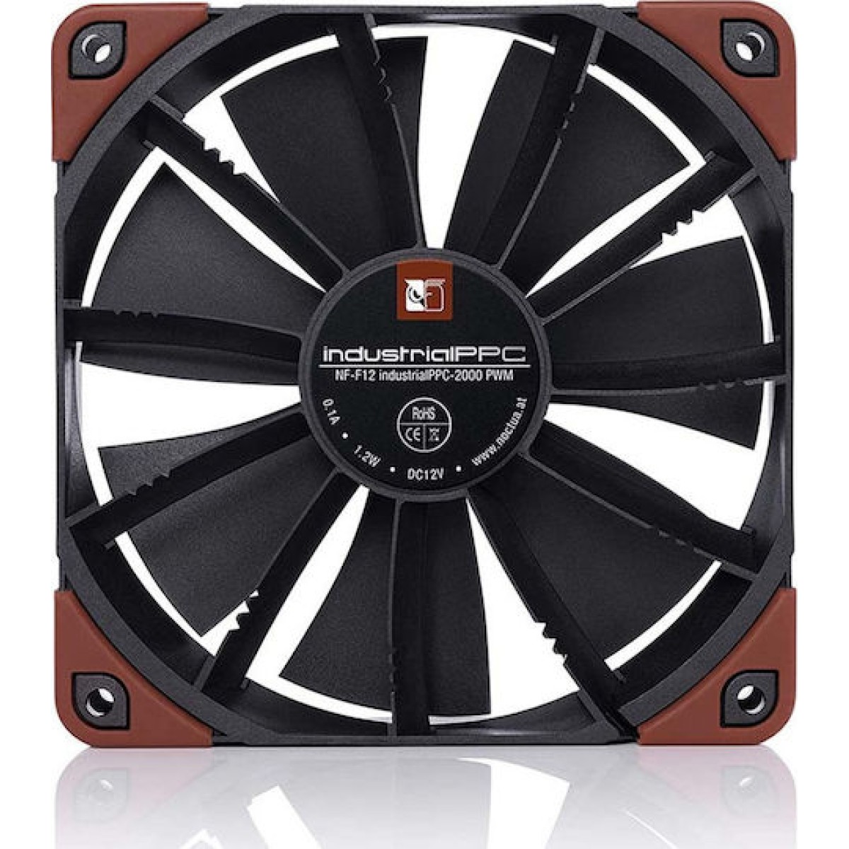 Noctua NF-F12 industrialPPC-2000 Case Fan 120mm με Σύνδεση 4-Pin PWM