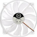 Thermaltake Pure 20 LED Case Fan 200mm με Μπλε Φωτισμό και Σύνδεση 3-Pin Λευκό
