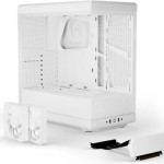 HYTE Y40 Gaming Midi Tower Κουτί Υπολογιστή με Πλαϊνό Παράθυρο Snow White